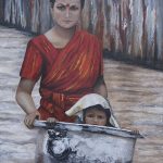 Impotencia Acrylic on Canvas Painting by Isabel Zaman