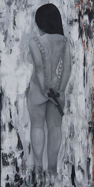 Tabu Oil Paint on Canvas Painting by Isabel Zaman